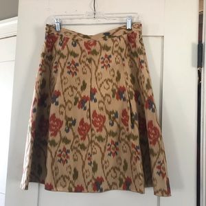 J Jill silk skirt! Earth tones, gorgeous!